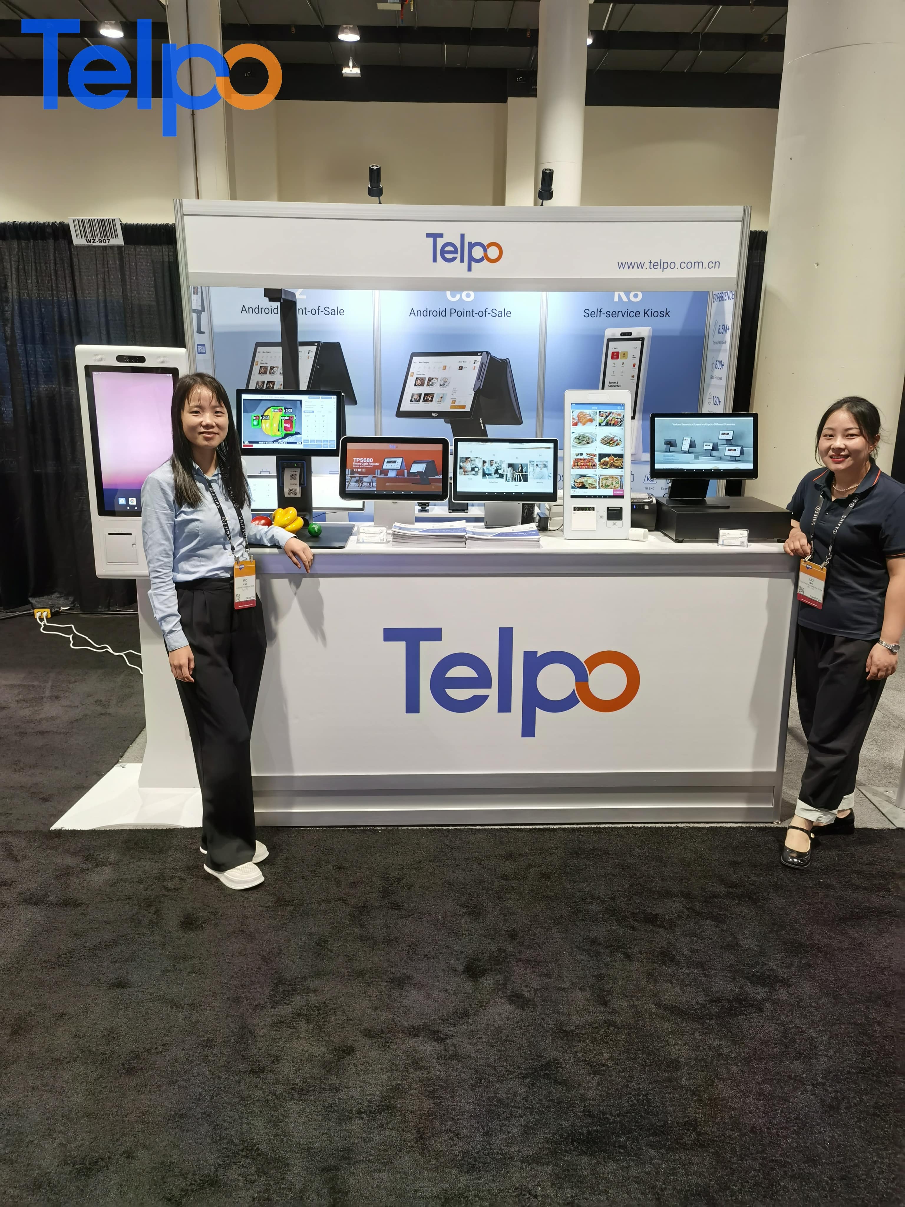 telpo attends retail now exhibition